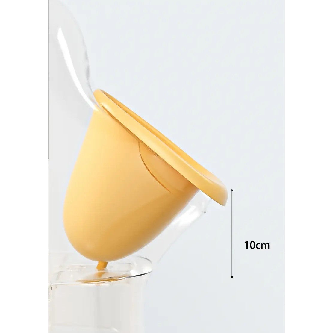 Olita Tip Pisoar Pentru Copii, +1An, Portabila, Design Ratusca, Model Prietenos, Non-Toxic, Usor De Curatat, 23.3 X 24 X 43 Cm, Alb/Galben - vivimall.ro