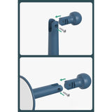 Opritor de Usa, Flippy, din Silicon, cu Prindere de Podea, Anti-Coliziune, 5.5 x 5.5 x 5.5cm, Albastru