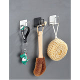 Organizator Bucatarie Cu Adeziv, Carlig-Suport Pentru Burete, Accesorii Bucatarie, 5X5X3,5 Cm, Otel Inoxidabil - vivimall.ro