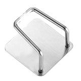 Organizator Bucatarie Cu Adeziv, Carlig-Suport Pentru Burete, Accesorii Bucatarie, 5X5X3,5 Cm, Otel Inoxidabil - vivimall.ro