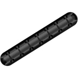 Organizator Cabluri, Flippy, Cable Clips, Fixare Dublu Adeziv, Silicon, 7 Sloturi, Negru - vivimall.ro