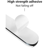 Organizator Cabluri, Flippy, Cable Clips, Fixare Dublu Adeziv, Silicon, 7 Sloturi, Negru - vivimall.ro