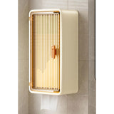 Organizator Cosmetice, Montare Pe Perete Fara Perforare, 36.5X10.9X20 Cm, Din Pp Si Abs, Alb-Negru, Usa Transparenta - vivimall.ro