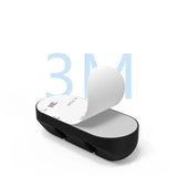 Organizator de Cabluri, Vivimall, Autoadeziv, Multifunctional, 3 Locuri de Suport, 6.4x2.2cm, Negru - vivimall.ro