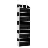 Organizator Suspendat Pentru Usi, Din Nailon Si Plasa, Baza De Carton Ingrosat, 5 Buzunare Principale + 10 Buzunare Laterale, 3 Carlige Incluse