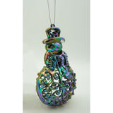 Ornament brad de Craciun, Iridescent, in forma de Om de zapada, 8 cm x 13 cm, Plastic, Flippy - vivimall.ro