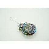 Ornament Brad De Craciun, Iridescent, Rotund, Plastic
