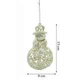 Ornament Brad De Craciun, Perlat, In Forma De Om De Zapada, Plastic