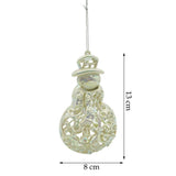 Ornament Brad De Craciun, Perlat, In Forma De Om De Zapada, Plastic