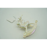 Ornament Brad De Craciun, Perlat, In Forma De Ren, Plastic