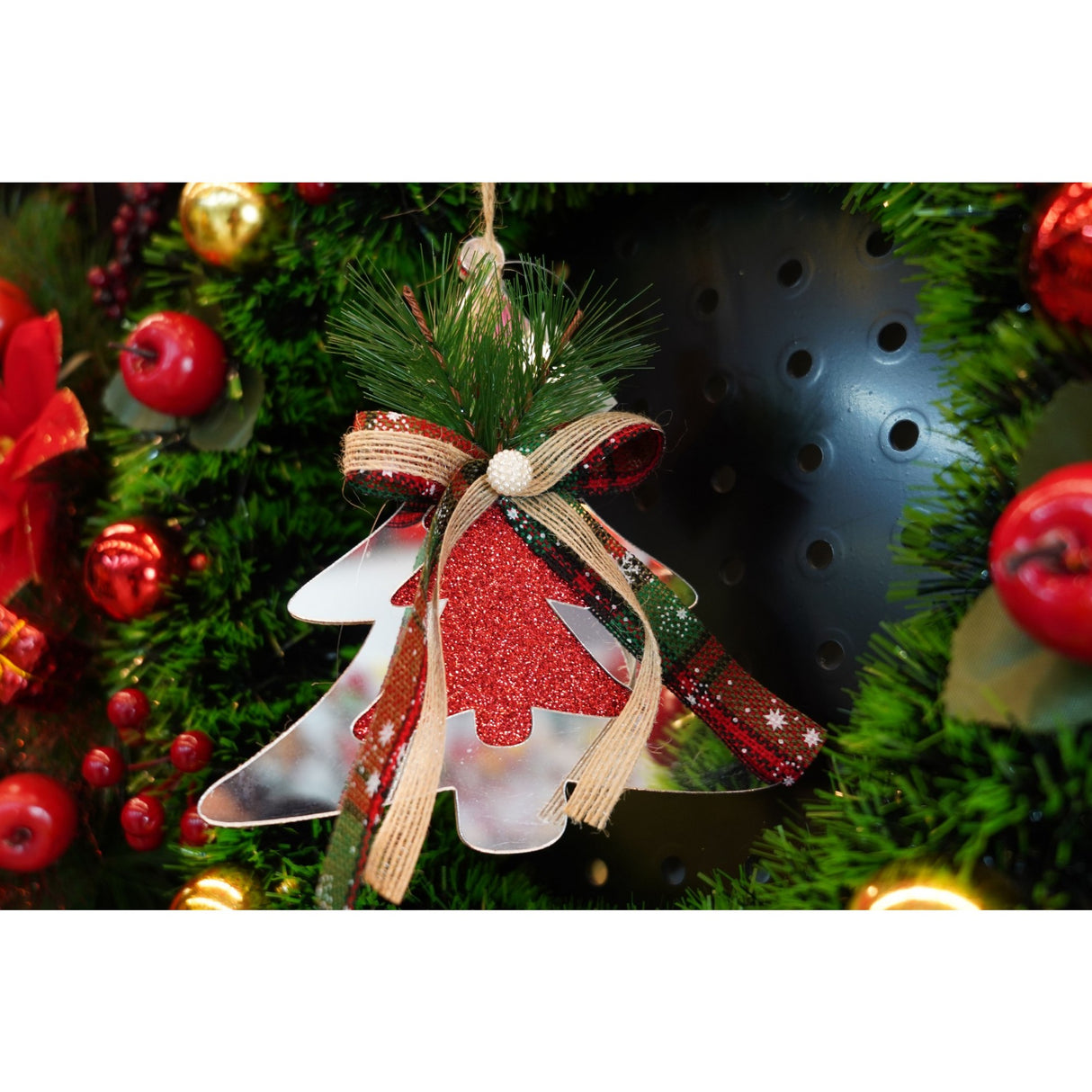 Ornament Brad, Brad, Lucios, 14*15Cm, Acril, Interior/ Exterior