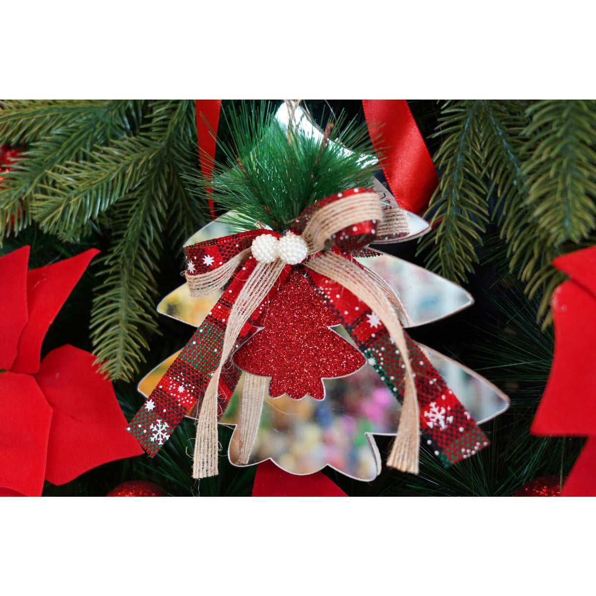 Ornament Brad, Brad, Lucios, 14*17Cm, Acril, Interior/ Exterior