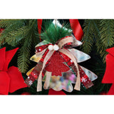 Ornament brad, Flippy, Brad, Argintiu, Lucios, 14*17CM, Acril, Interior/ Exterior - vivimall.ro