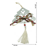 Ornament brad, Flippy, Brad, Argintiu, Lucios, 14*26CM, Acril, Interior/ Exterior - vivimall.ro