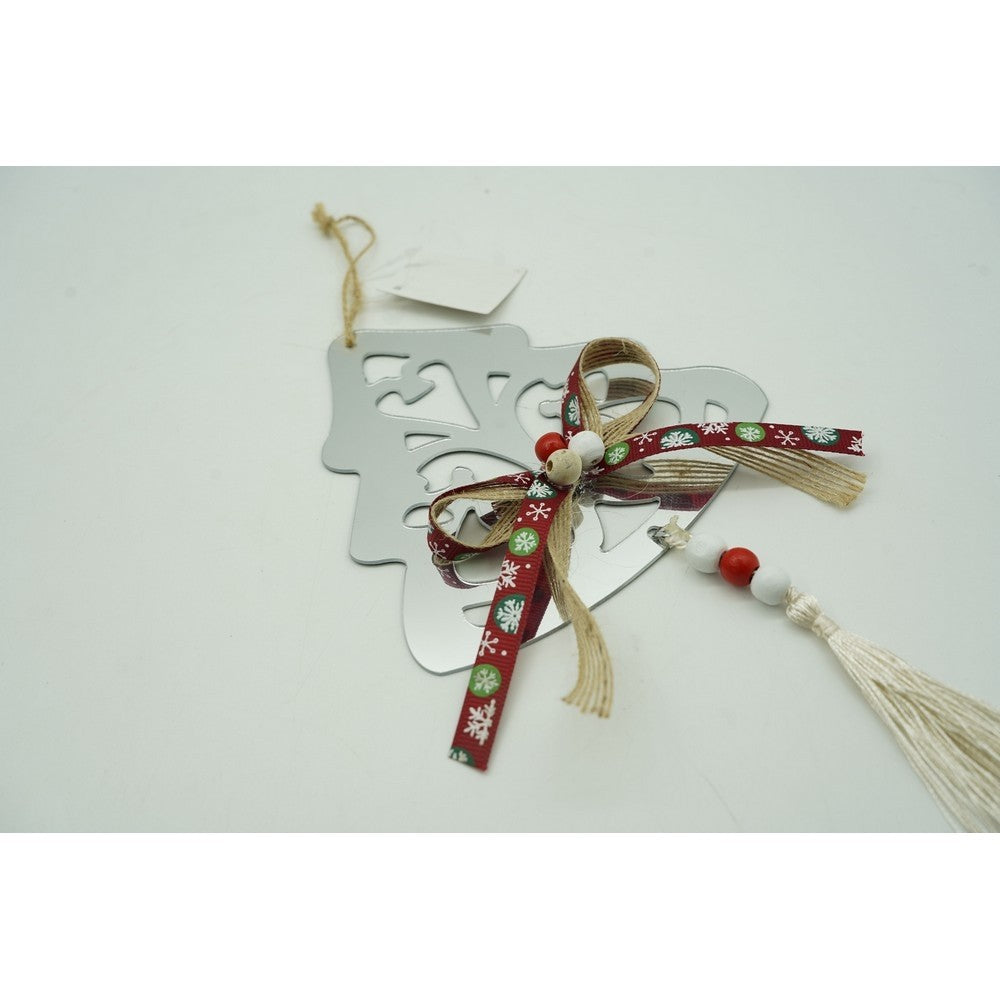 Ornament brad, Flippy, Brad, Argintiu, Lucios, 14*26CM, Acril, Interior/ Exterior - vivimall.ro