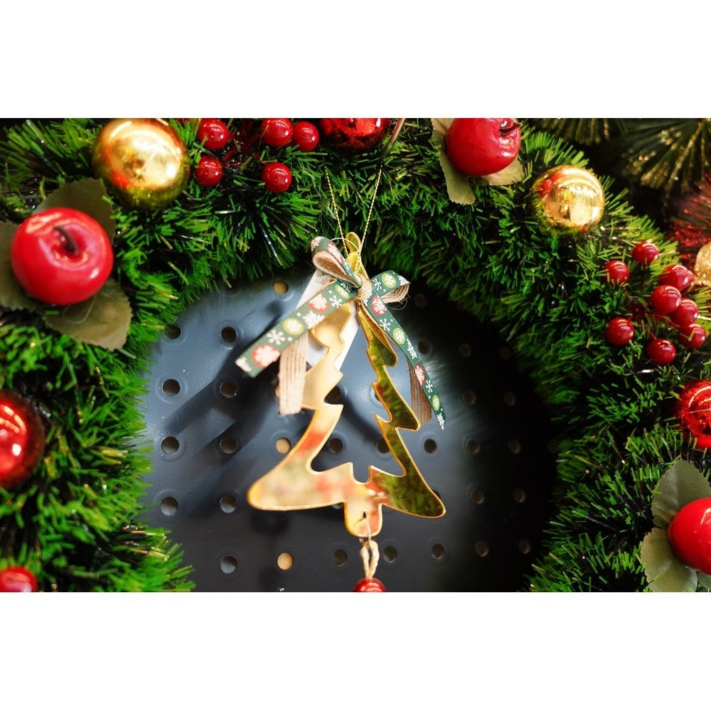 Ornament brad, Flippy, Brad, Auriu, Lucios, 15*28CM, Acril, Interior/ Exterior - vivimall.ro