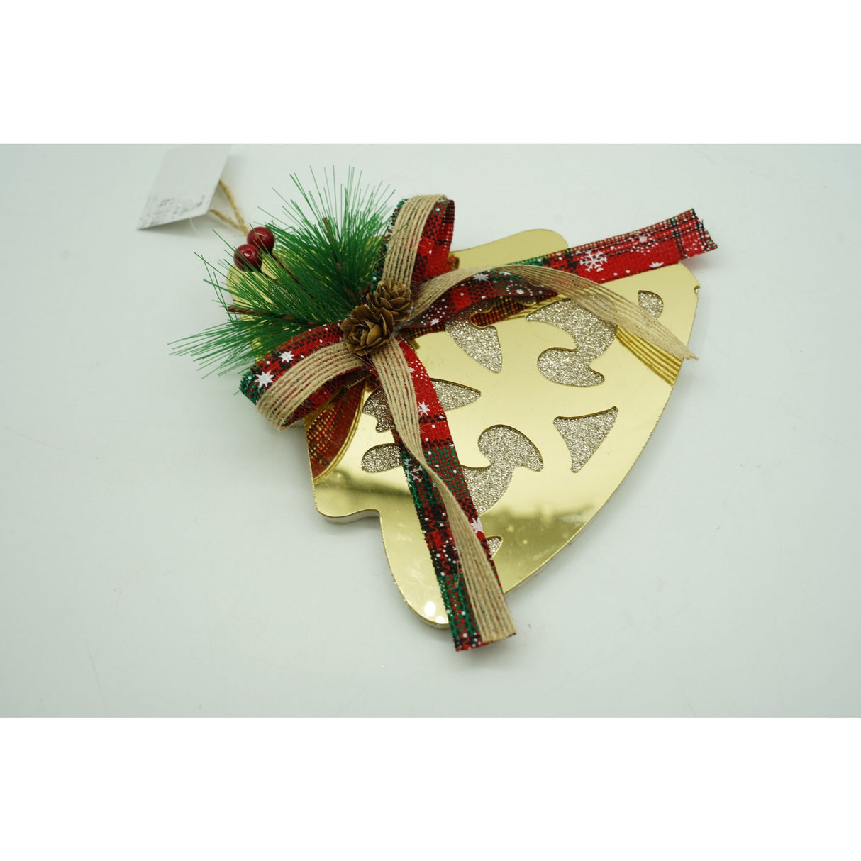 Ornament brad, Flippy, Brad, Auriu, Lucios, 16*17CM, Acril, Interior/ Exterior - vivimall.ro
