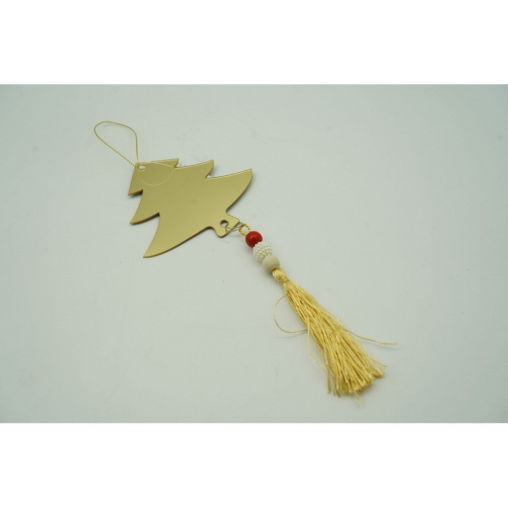 Ornament brad, Flippy, Brad, Auriu, Lucios, 8*25CM, Acril, Interior/ Exterior - vivimall.ro