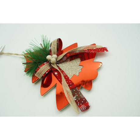 Ornament brad, Flippy, Brad, Rosu, Lucios, 14*16CM, Acril, Interior/ Exterior - vivimall.ro