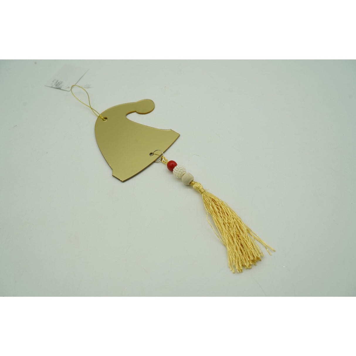 Ornament brad, Flippy, Caciulita, Auriu, Lucios, 8*25CM, Acril, Interior/ Exterior - vivimall.ro