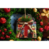 Ornament Brad, Cadou, Lucios, 14*15Cm, Acril, Interior/ Exterior