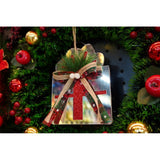 Ornament Brad, Cadou, Lucios, 14*15Cm, Acril, Interior/ Exterior