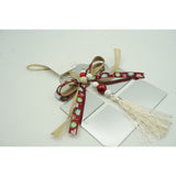 Ornament brad, Flippy, Cadou, Argintiu, Lucios, 14*26CM, Acril, Interior/ Exterior - vivimall.ro