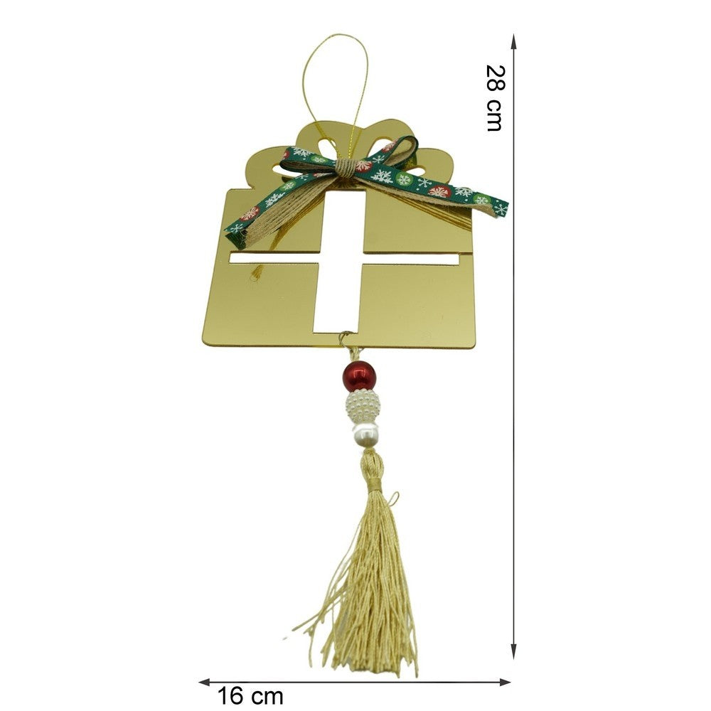 Ornament Brad, Cadou, Lucios, 16*28Cm, Acril, Interior/ Exterior