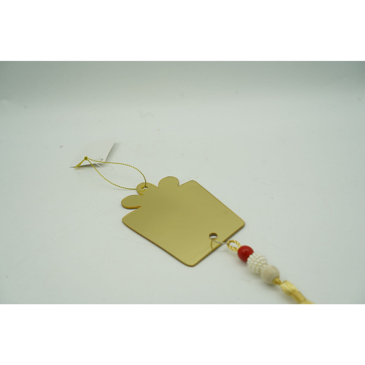 Ornament brad, Flippy, Cadou, Auriu, Lucios, 8*25CM, Acril, Interior/ Exterior - vivimall.ro