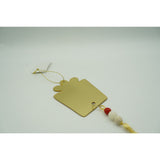 Ornament brad, Flippy, Cadou, Auriu, Lucios, 8*25CM, Acril, Interior/ Exterior - vivimall.ro