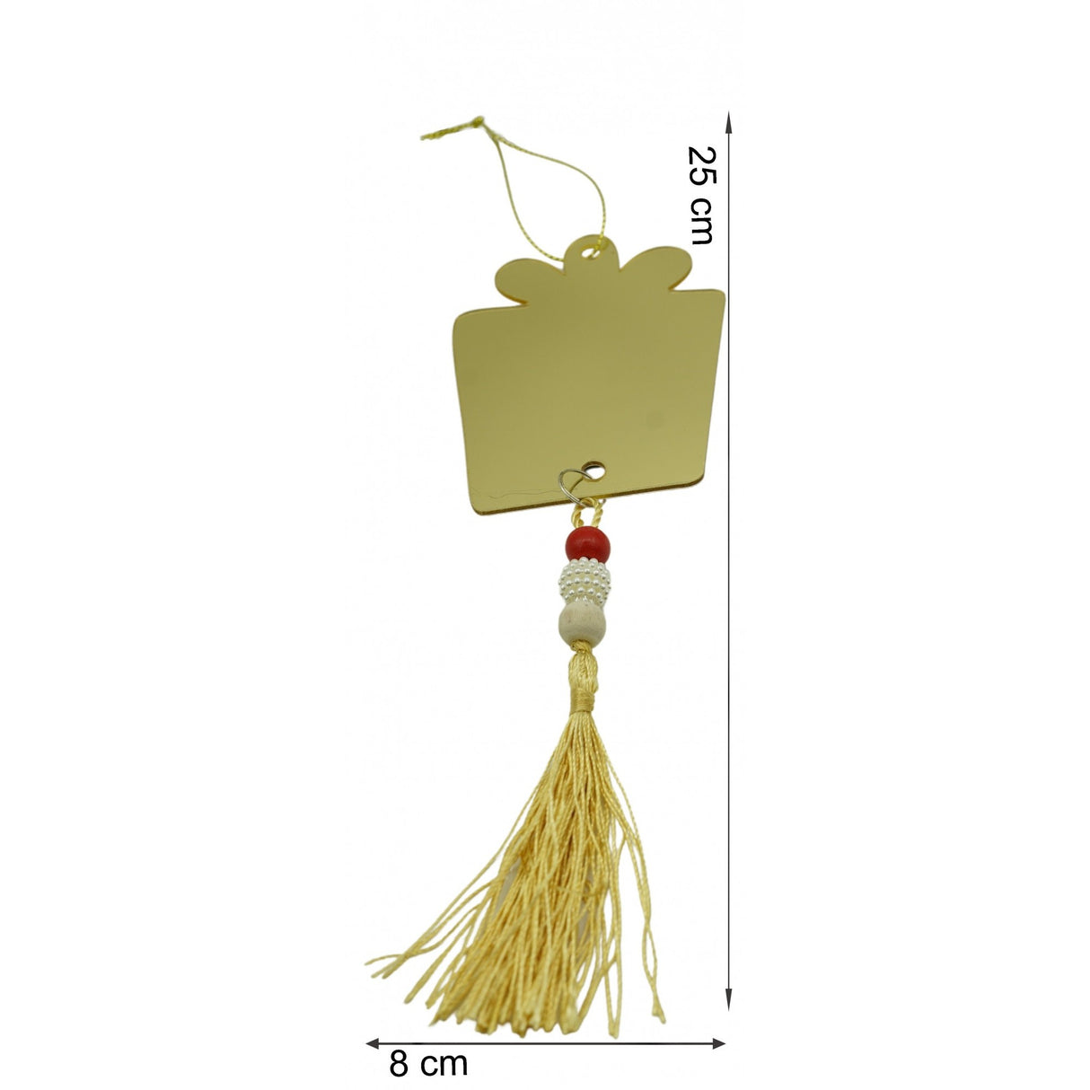 Ornament Brad, Cadou, Lucios, 8*25Cm, Acril, Interior/ Exterior