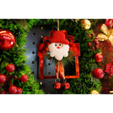 Ornament Brad, Cadou Cu Clopotei, Lucios, 15*20Cm, Acril, Interior/ Exterior