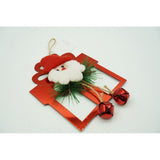 Ornament Brad, Cadou Cu Clopotei, Lucios, 15*20Cm, Acril, Interior/ Exterior