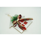 Ornament brad, Flippy, Casa, Argintiu, Lucios, 14*17CM, Acril, Interior/ Exterior - vivimall.ro