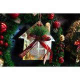 Ornament brad, Flippy, Casa, Auriu, Lucios, 16*17CM, Acril, Interior/ Exterior - vivimall.ro
