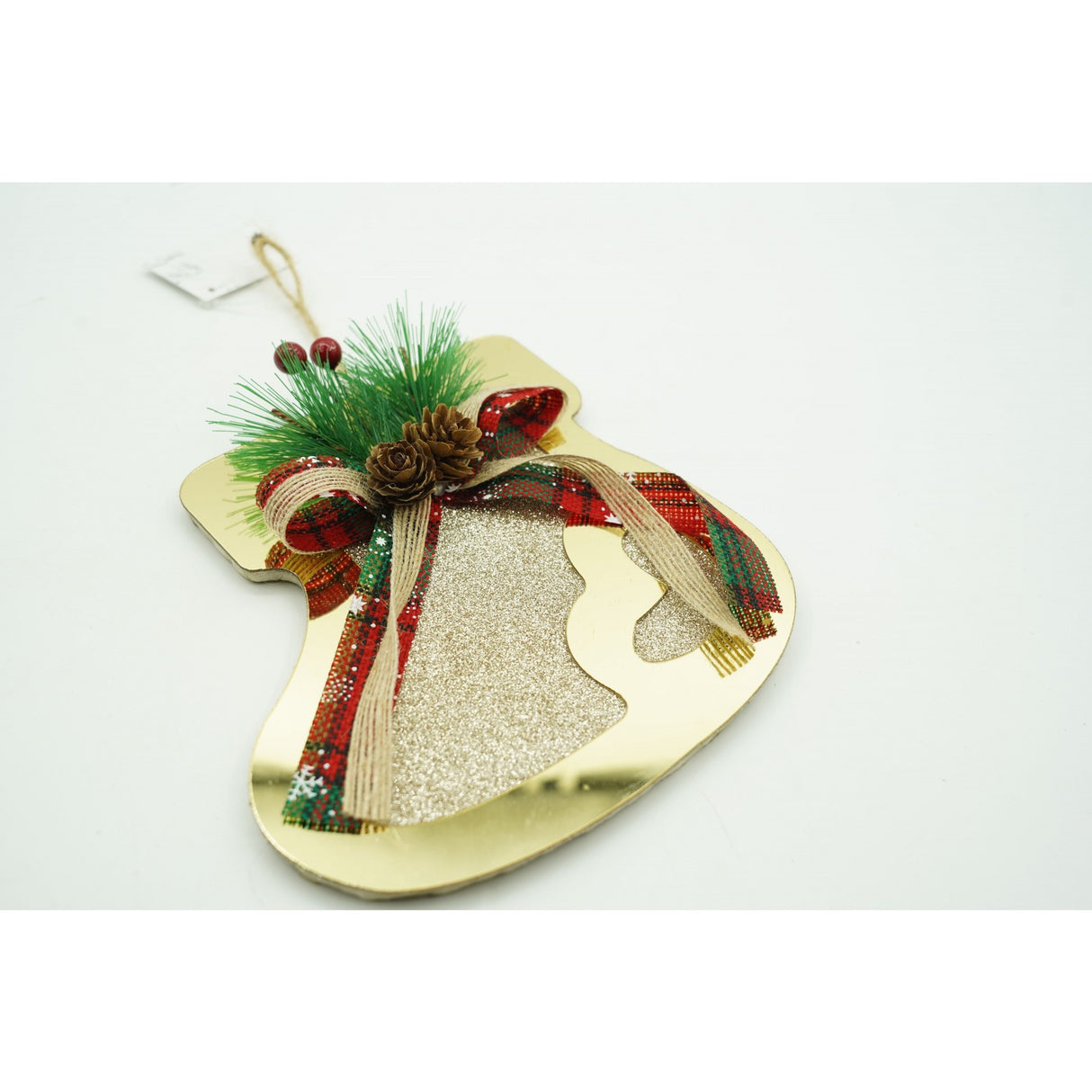 Ornament Brad, Ciorap, Lucios, 17*17Cm, Acril, Interior/ Exterior