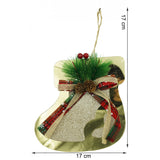 Ornament Brad, Ciorap, Lucios, 17*17Cm, Acril, Interior/ Exterior