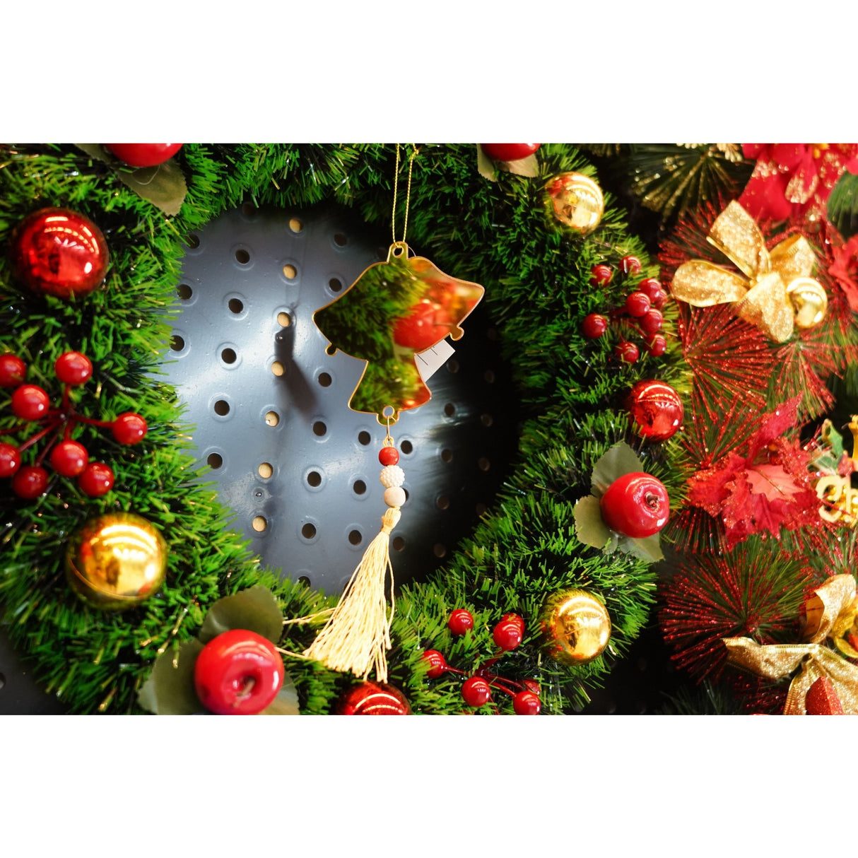 Ornament Brad, Clopotei, Lucios, 10*23Cm, Acril, Interior/ Exterior