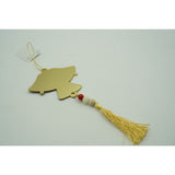 Ornament brad, Flippy, Clopotei, Auriu, Lucios, 10*23CM, Acril, Interior/ Exterior - vivimall.ro