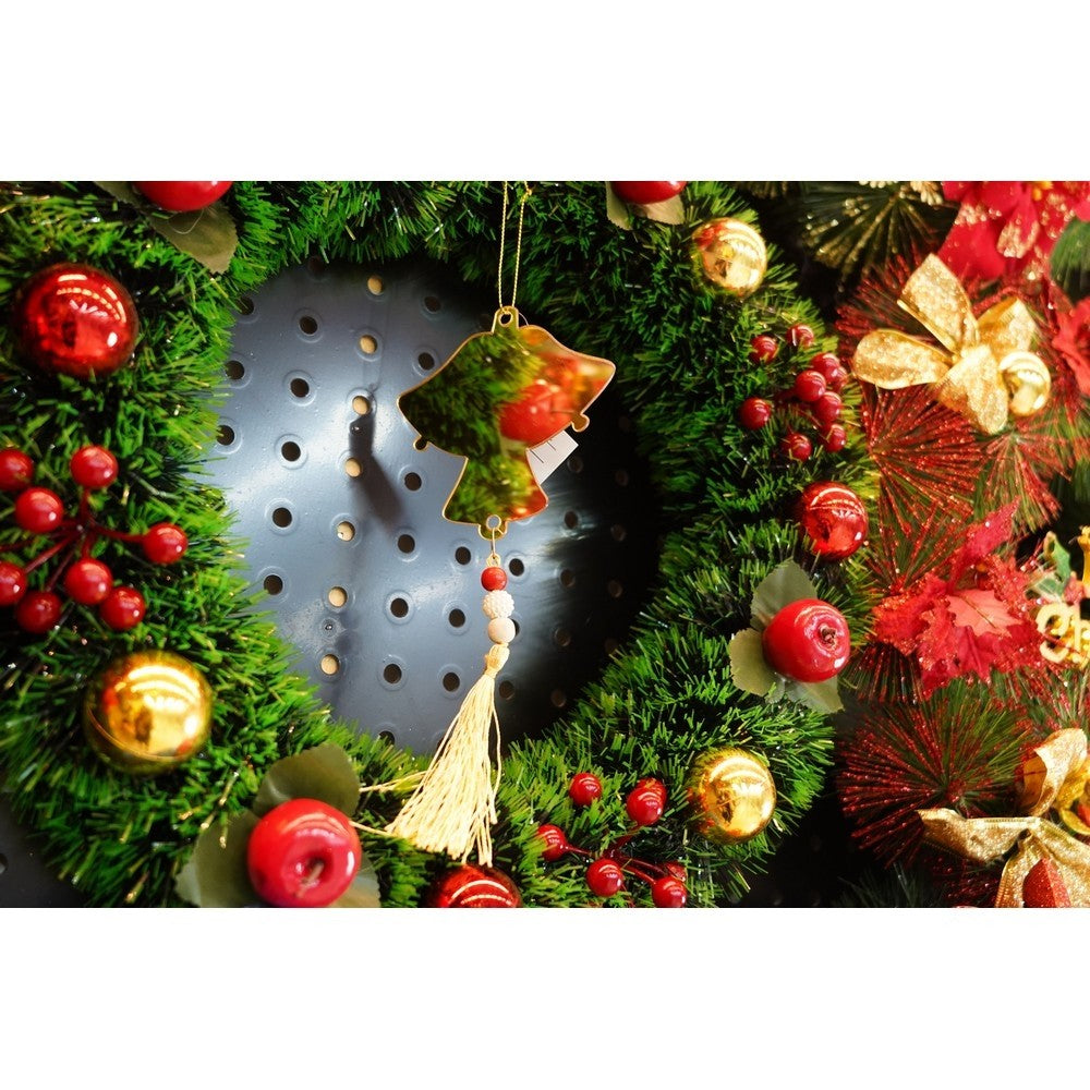 Ornament Brad, Clopotei, Lucios, 10*23Cm, Acril, Interior/ Exterior