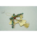 Ornament brad, Flippy, Clopotei, Auriu, Lucios, 14*26CM, Acril, Interior/ Exterior - vivimall.ro