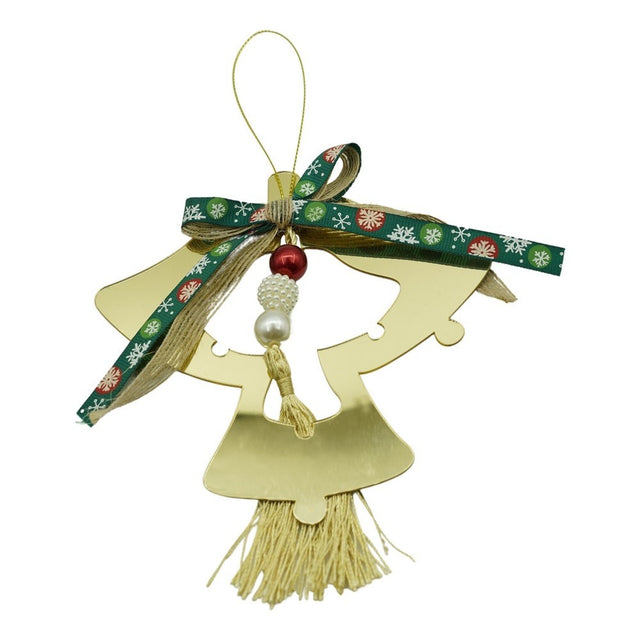 Ornament brad, Flippy, Clopotei, Auriu, Lucios, 14*26CM, Acril, Interior/ Exterior - vivimall.ro