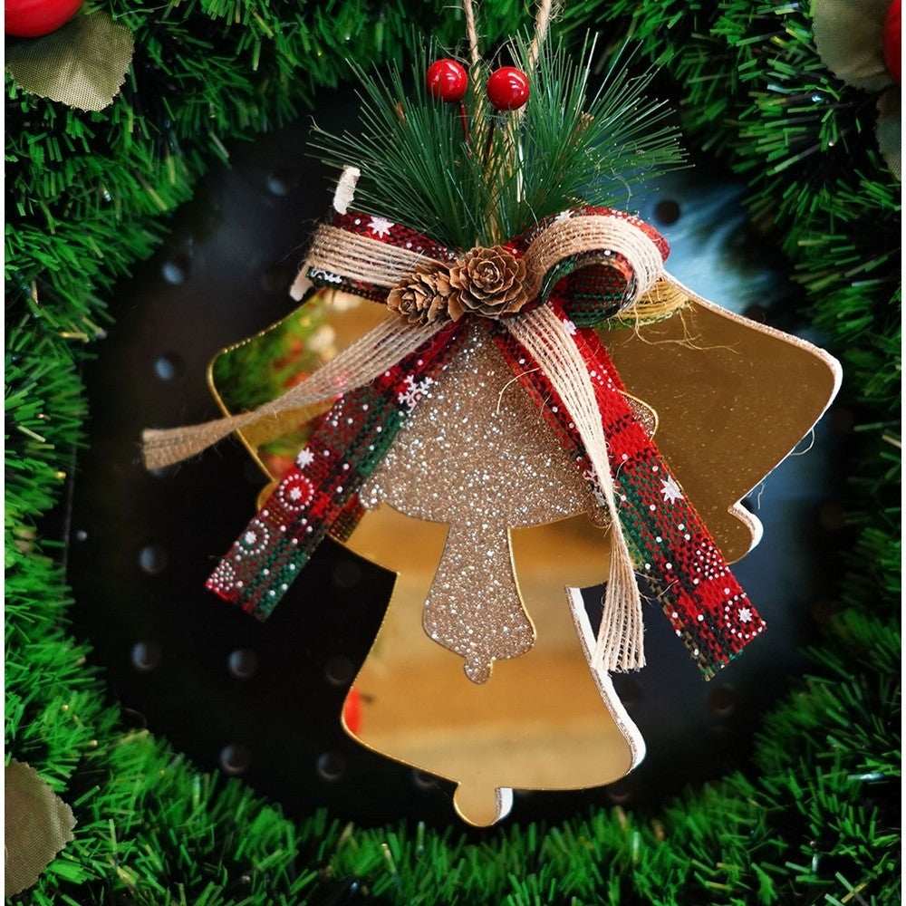 Ornament Brad, Clopotei, Lucios, 16*17Cm, Acril, Interior/ Exterior