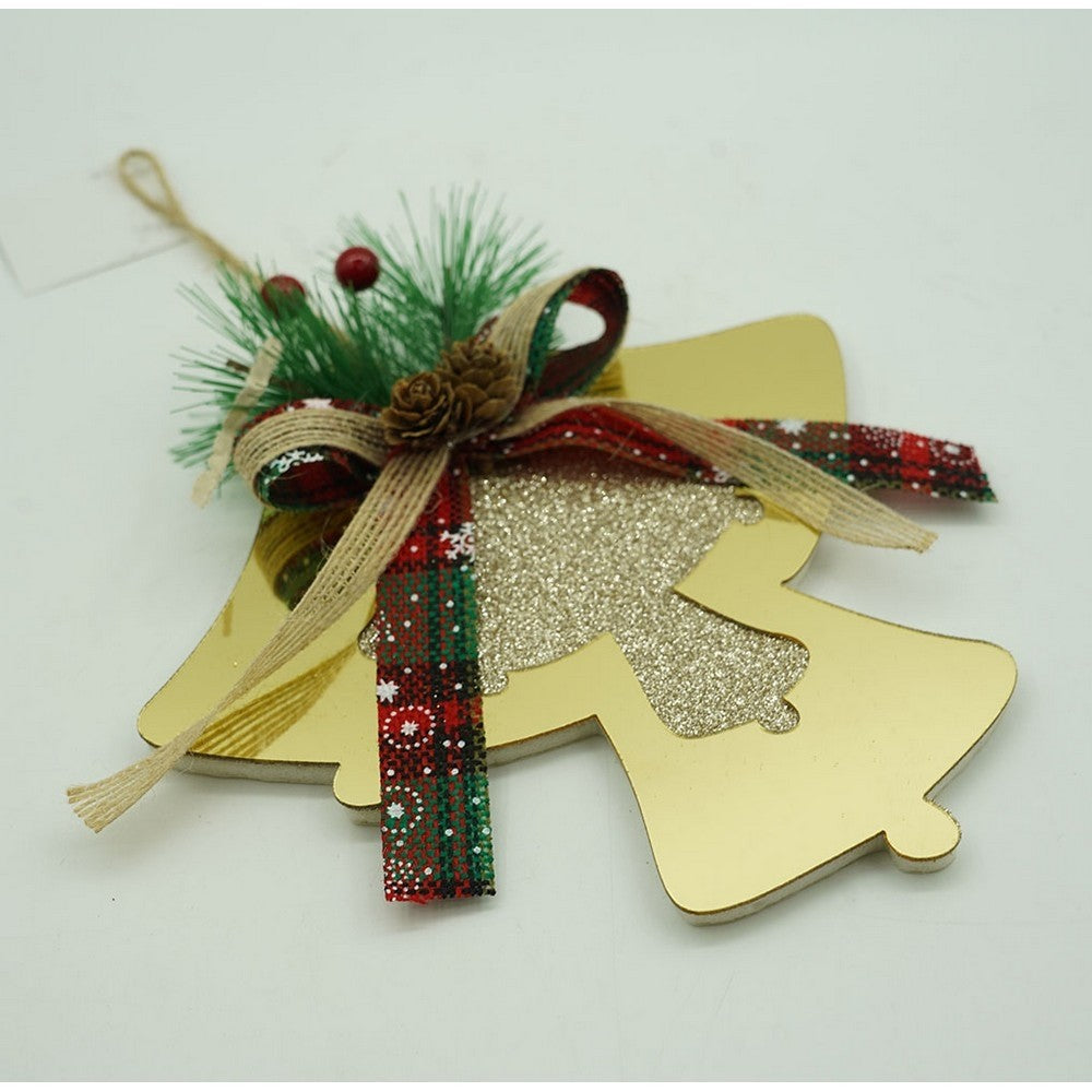 Ornament Brad, Clopotei, Lucios, 16*17Cm, Acril, Interior/ Exterior