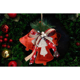 Ornament brad, Flippy, Clopotei, Rosu, Lucios, 15*15CM, Acril, Interior/ Exterior - vivimall.ro