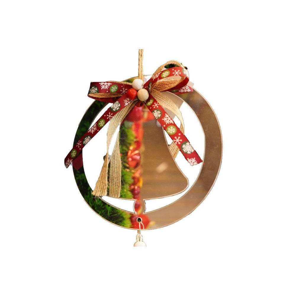 Ornament brad, Flippy, Clopotel, Argintiu, Lucios, 14*26CM, Acril, Interior/ Exterior - vivimall.ro