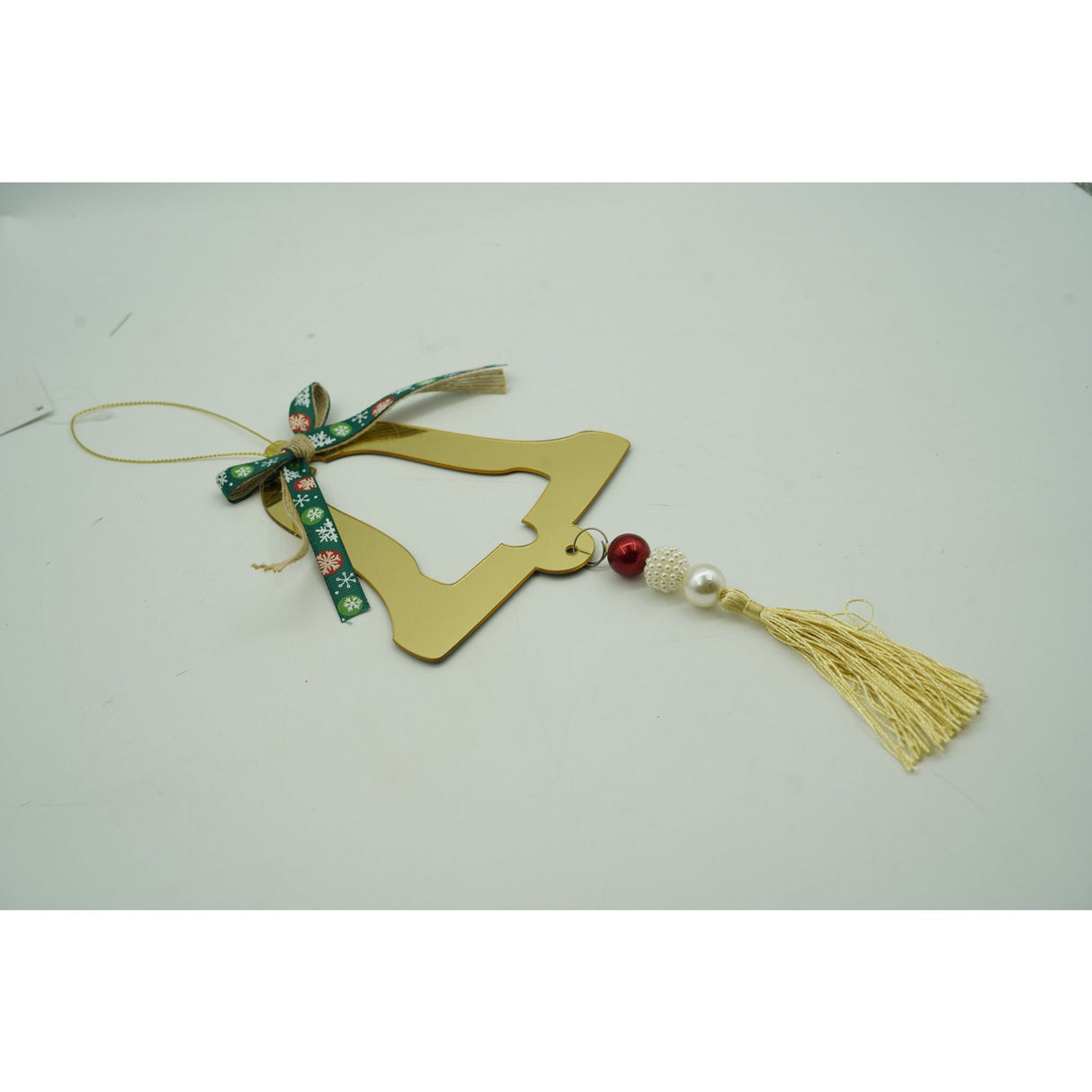 Ornament brad, Flippy, Clopotel, Auriu, Lucios, 14*28CM, Acril, Interior/ Exterior - vivimall.ro