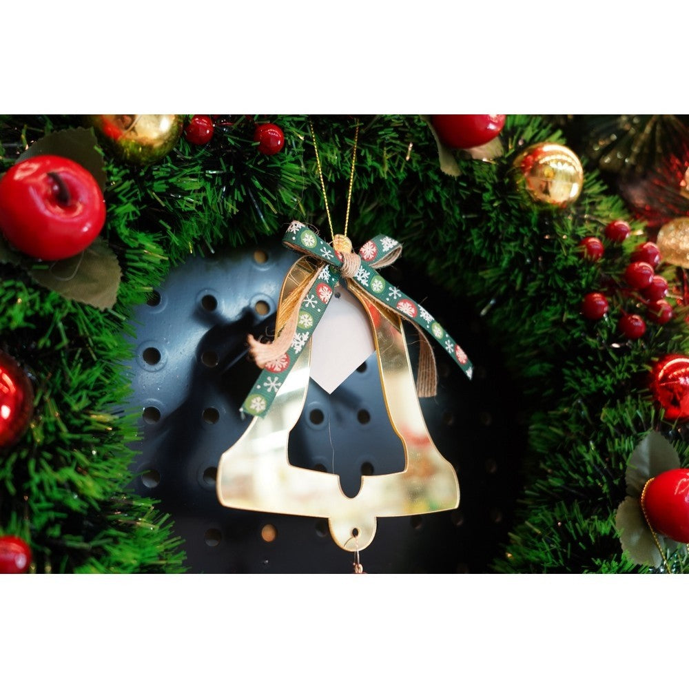 Ornament Brad, Clopotel, Lucios, 14*28Cm, Acril, Interior/ Exterior