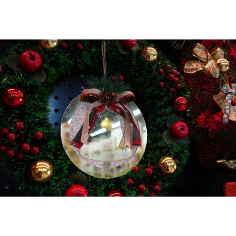 Ornament brad, Flippy, Clopotel, Auriu, Lucios, 17*17CM, Acril, Interior/ Exterior - vivimall.ro