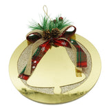 Ornament brad, Flippy, Clopotel, Auriu, Lucios, 17*17CM, Acril, Interior/ Exterior - vivimall.ro